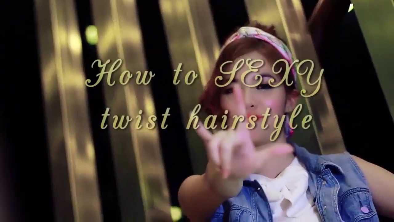Updo by Buablink (How to sexy twist hairstyle : fake short hair)