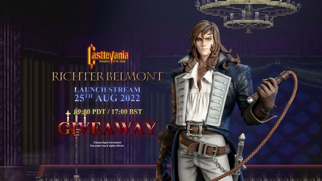 Castlevania: Symphony of the Night - Richter Belmont Resin Statue Giveaway