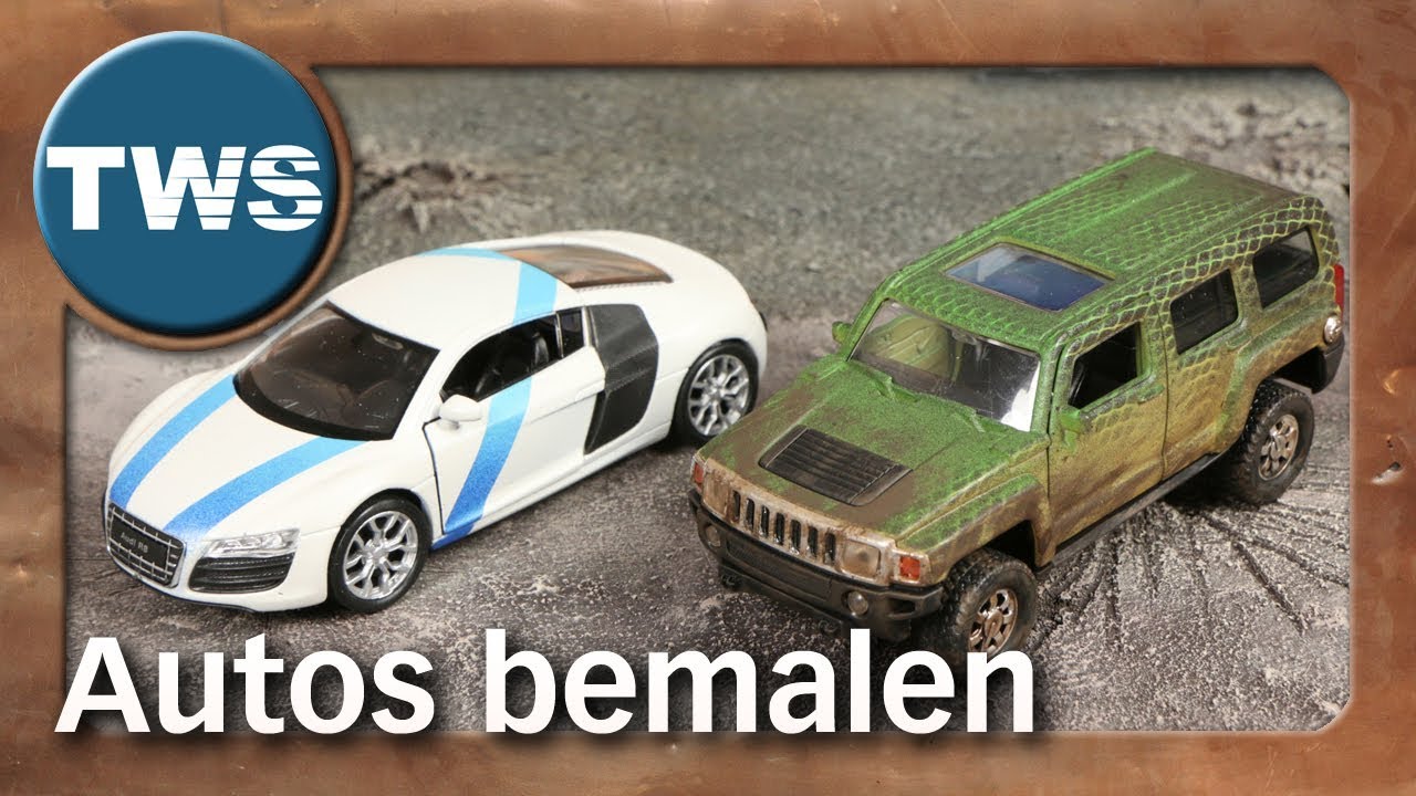 Tutorial: Autos bemalen / painting cars (Tabletop-Gelände, TWS)