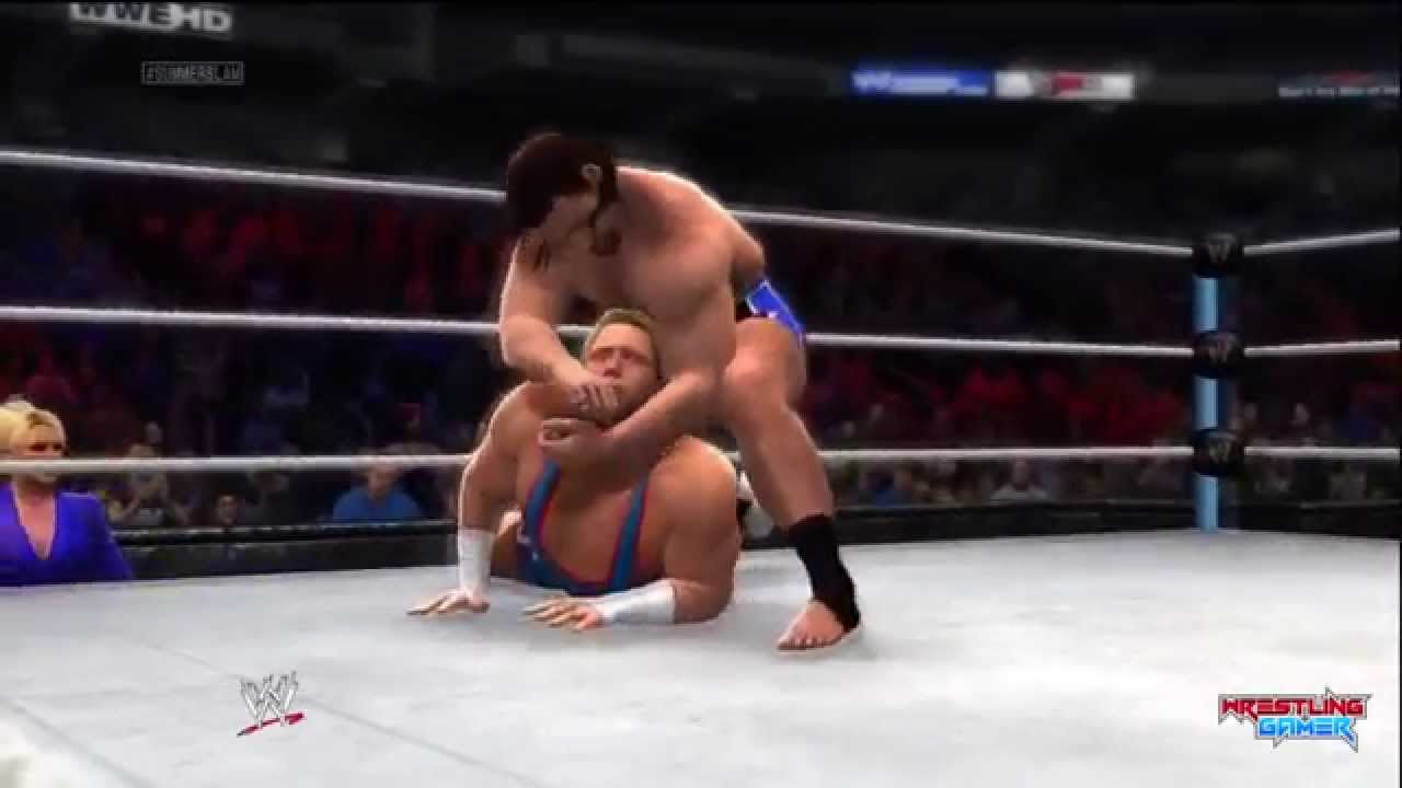 WWE SummerSlam 2014 Jack Swagger vs Rusev Flag Match Result! wwe 2k14