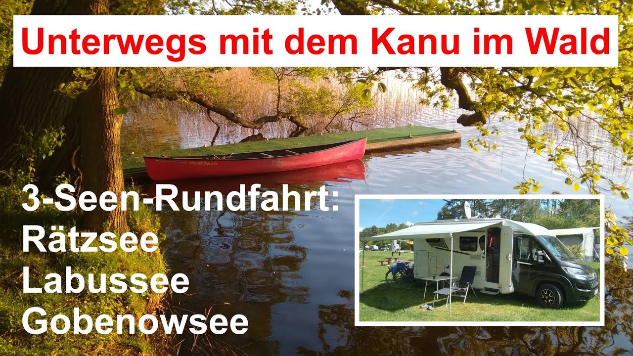 Fast wie Finnland - Paddeln in Mecklenburg Vorpommern im Frühling (3-Seen-Tour Rätzsee)