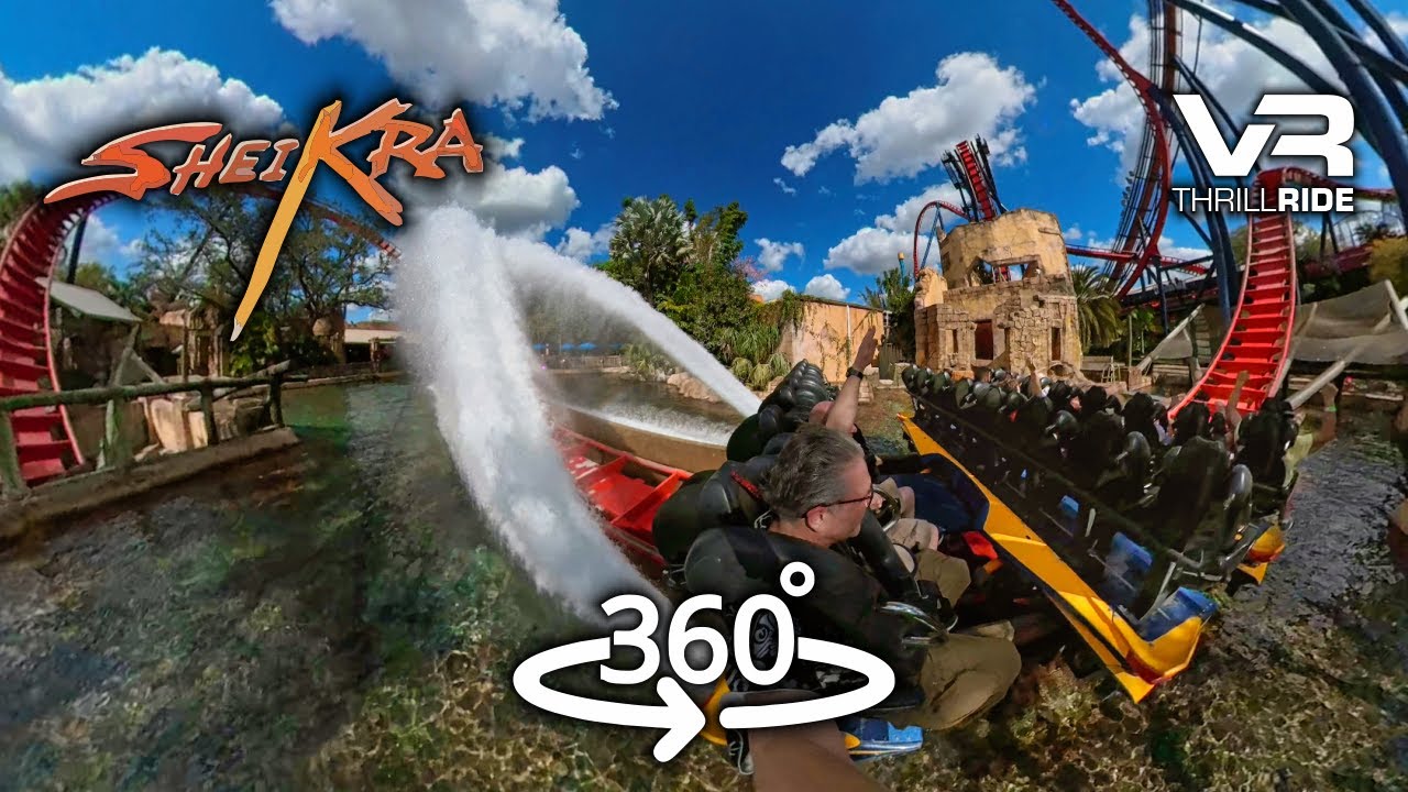 Sheikra 360&deg; 😱 This VR Roller Coaster Will Make You Scream... and Get SOAKED? Busch Gardens Tampa
