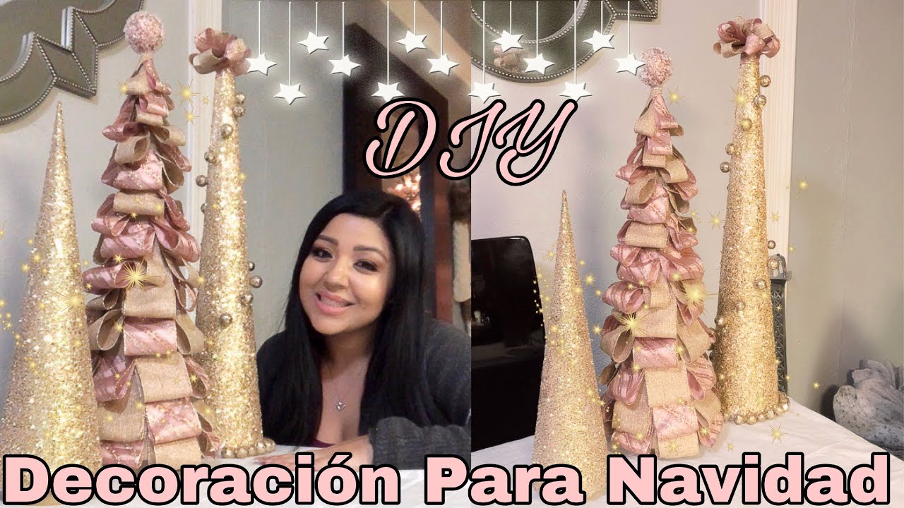DECORACIONES NAVIDADEÑAS DIY - 3 Arbolitos Navideños Sin Gastar Dinero