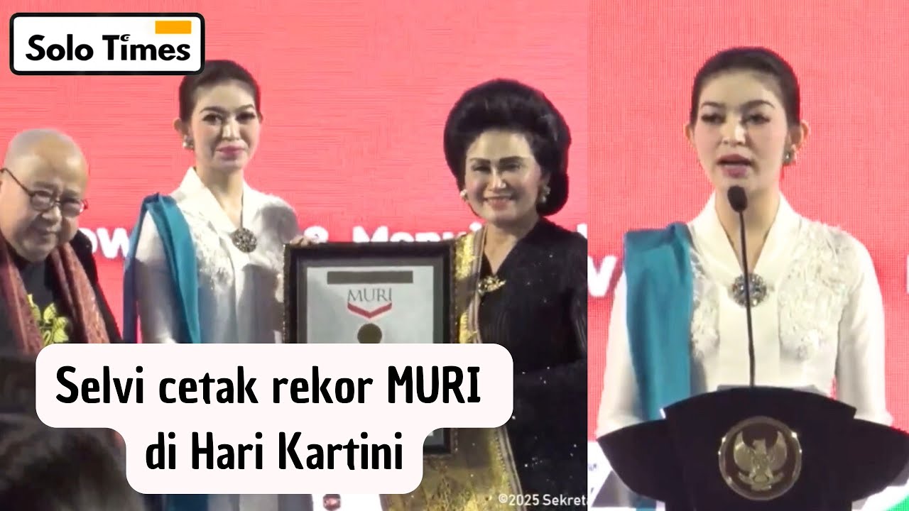 Pidato Istri Wapres, Selvi Ananda saatAcara Hari Kartini di Jakarta.