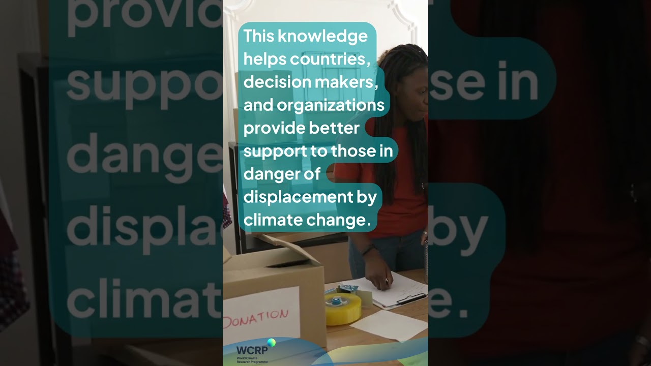 Did you know that climate science help us to understand the impact of climate change on migration?