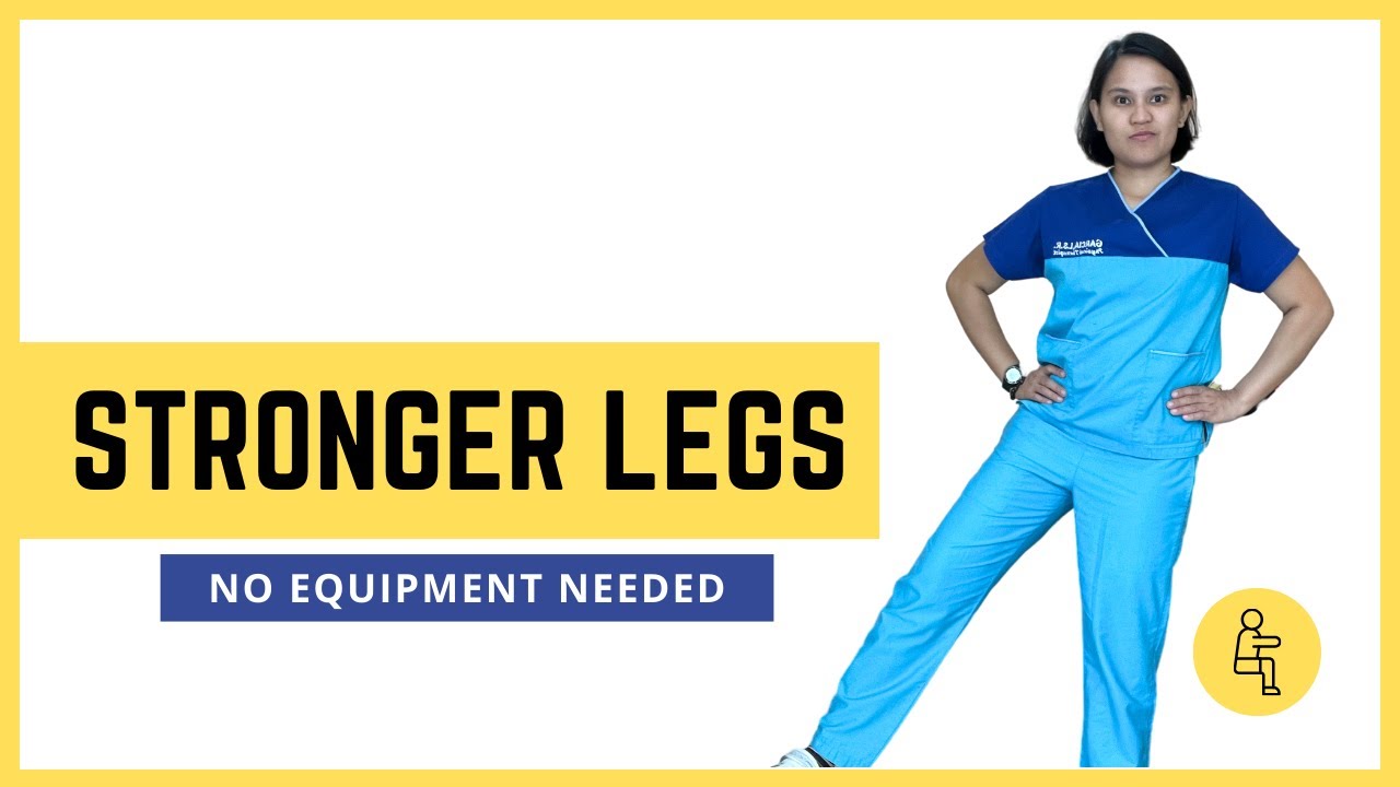Leg Exercise for mild stroke patients at home (Tagalog)