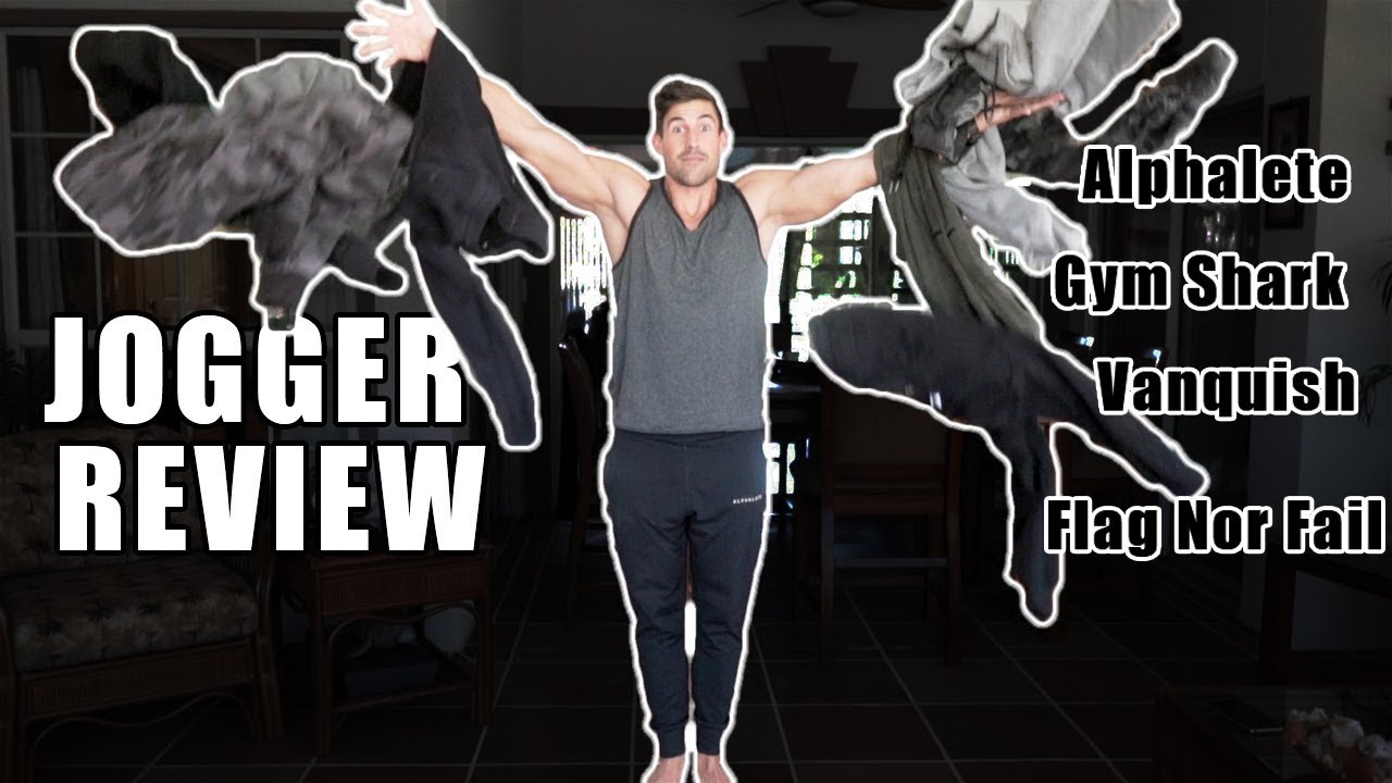 Jogger Review - Alphalete, Vanquish, Gym Shark, Flag Nor Fail, and more