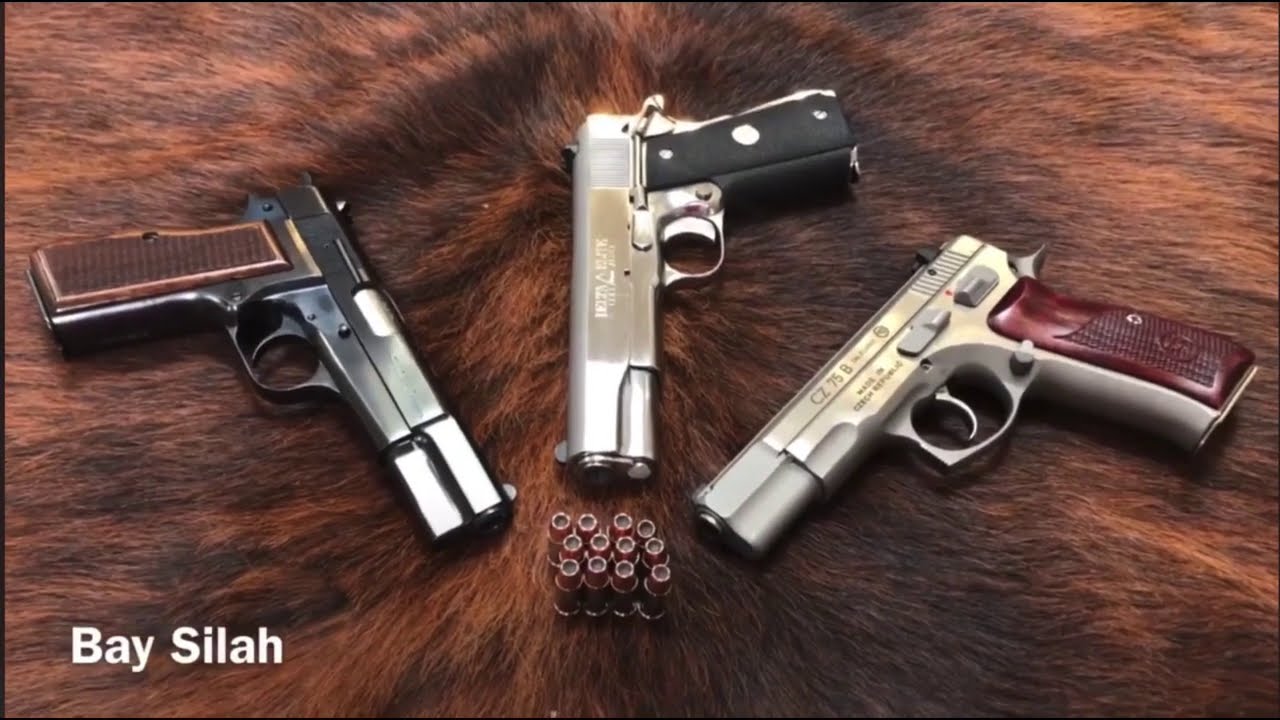 Üç Silahşörler (The Three Musketeers) Browning Hi-Power / Colt Delta Elite / CZ 75 B Limited Edition