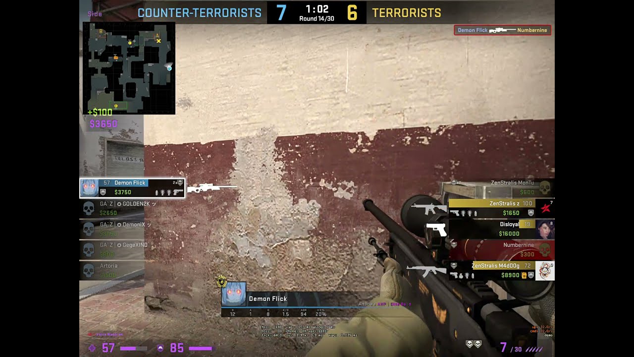 3000 eDPI Flick