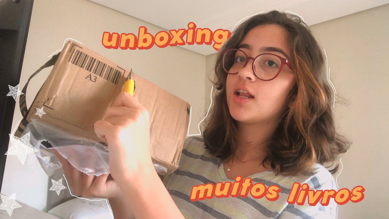 unboxing: livros e importados 📦