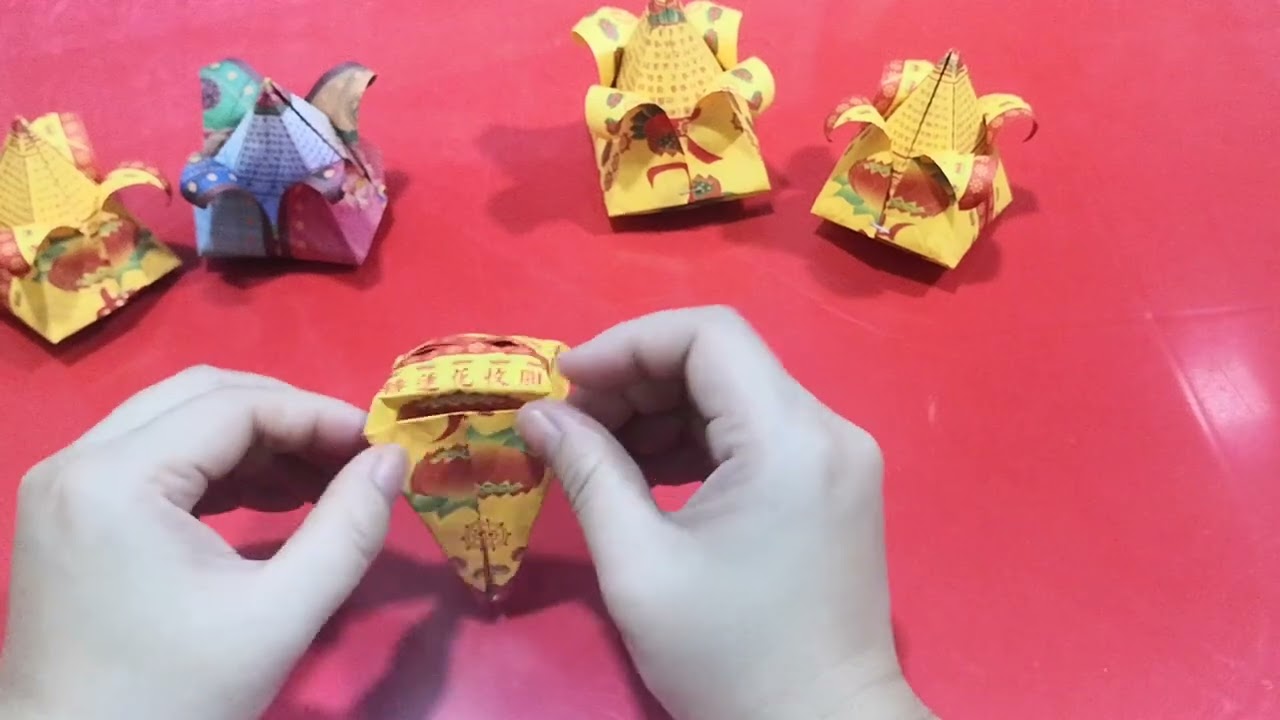 折纸 - 寿桃