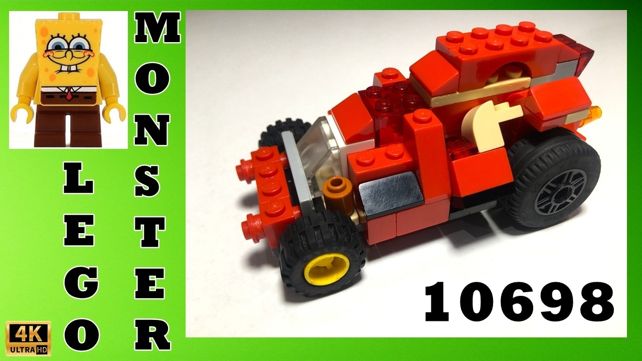 LEGO Classic 10698: Building a Clean and Powerful Drag Race Car