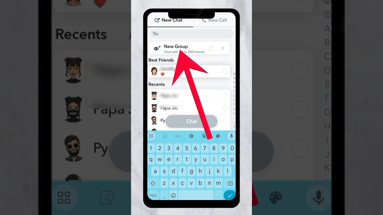 Snapchat par group kaise banaye 😱 How to Create Group on Snapchat | #shorts