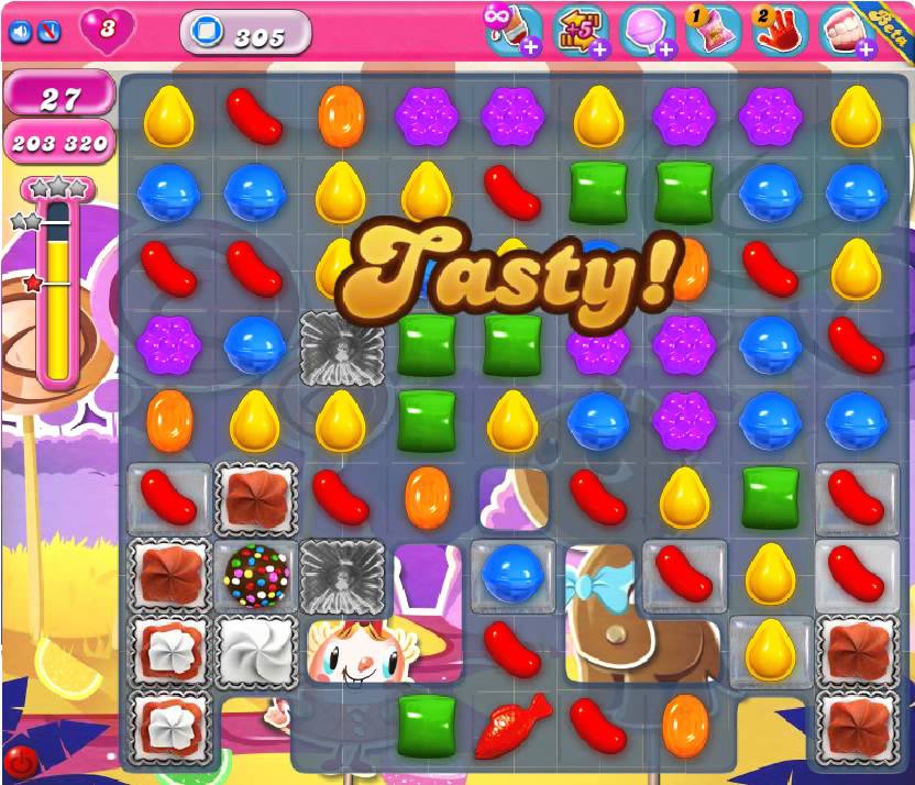 Candy Crush Saga Level 305 - 2 Star