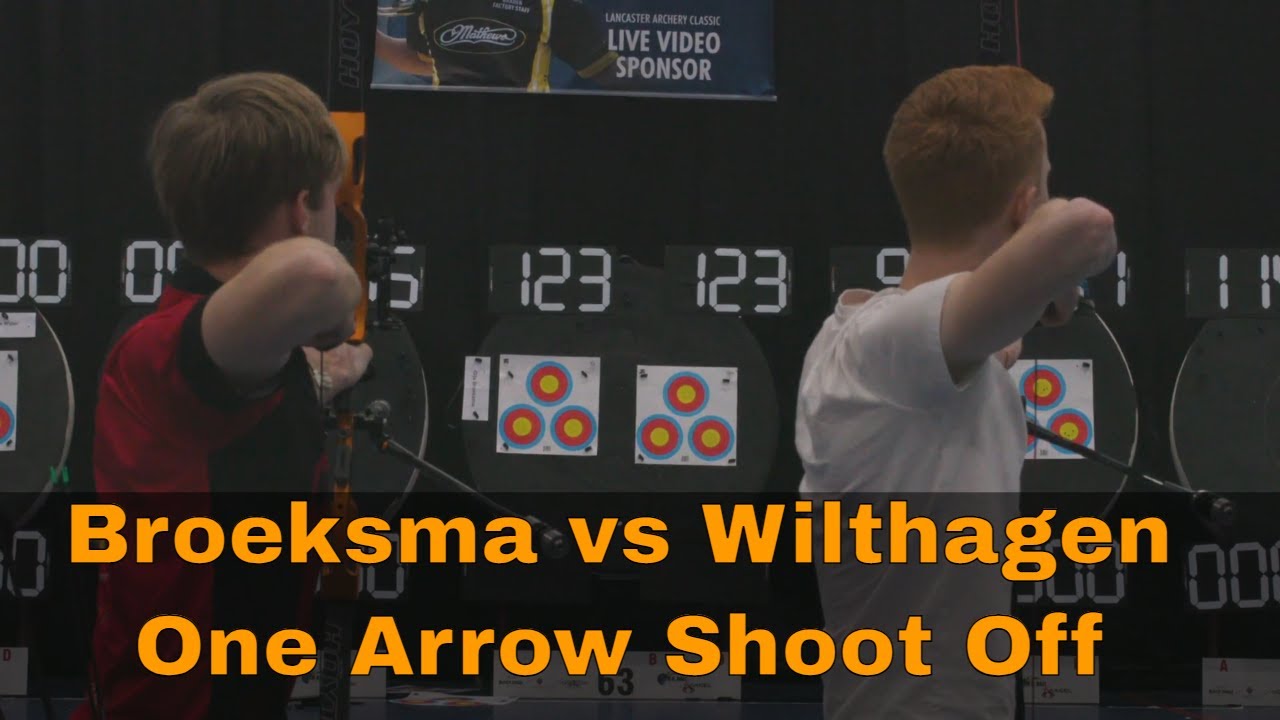 Gijs Broeksma vs Jonah Wilthagen One Arrow Shoot Off Lancaster Classic 2022 | Olympic Recurve