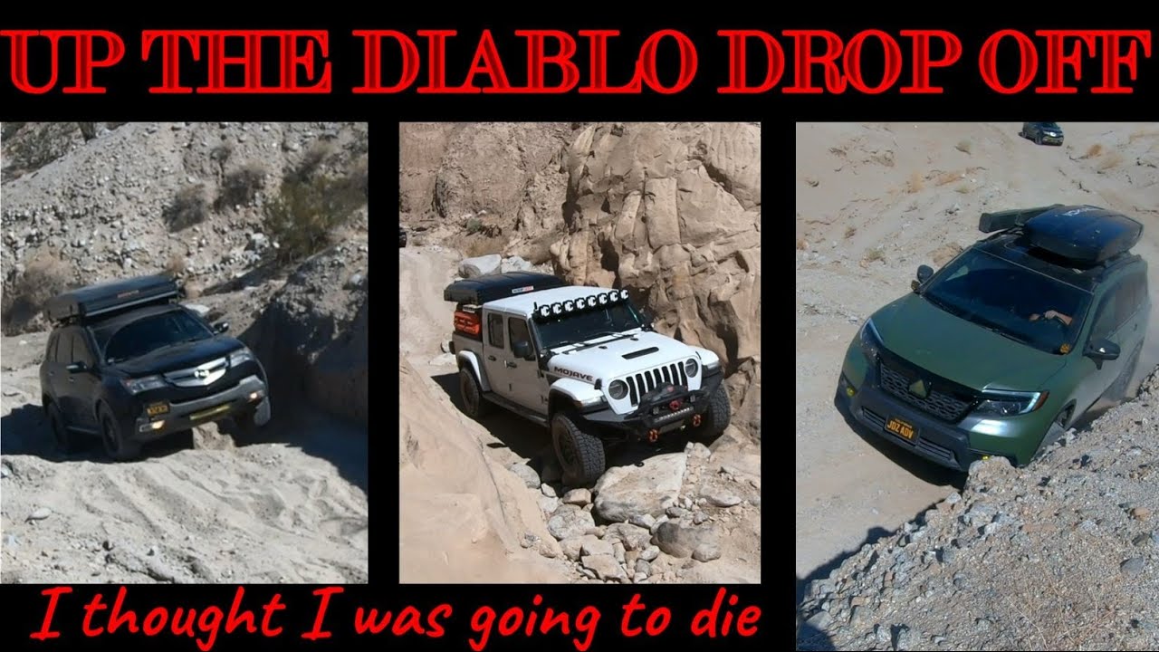 Up the Diablo Drop Off - AWD and 4WD put to the test! Passport, Gladiator, MDX