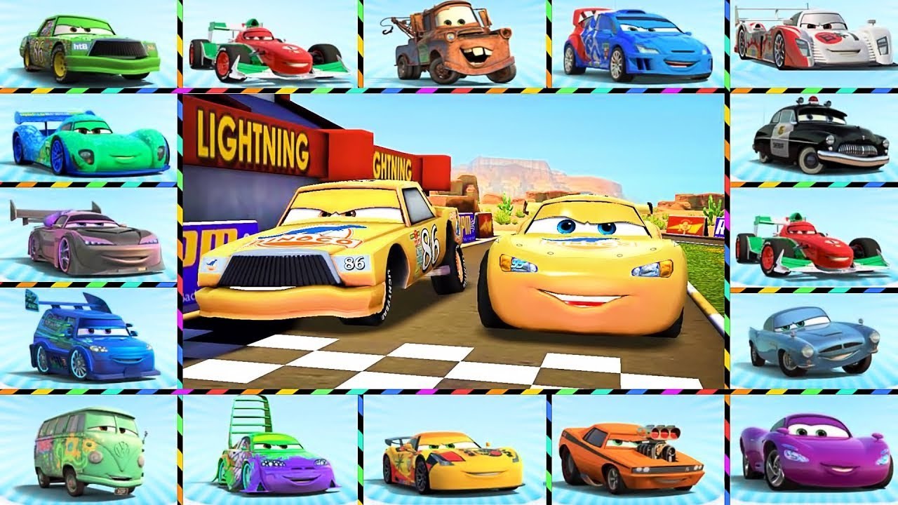 Cars Fast Lightning McQueen - Race Gameplay 2