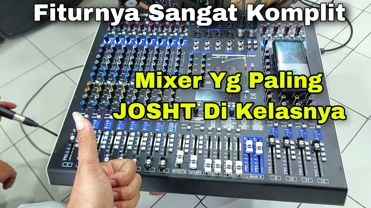 Mixer Terbaik Saat ini ! Cek Mixer ZETAPRO Super Phantom 12 - Saingan GT Lab & Ashley King Note