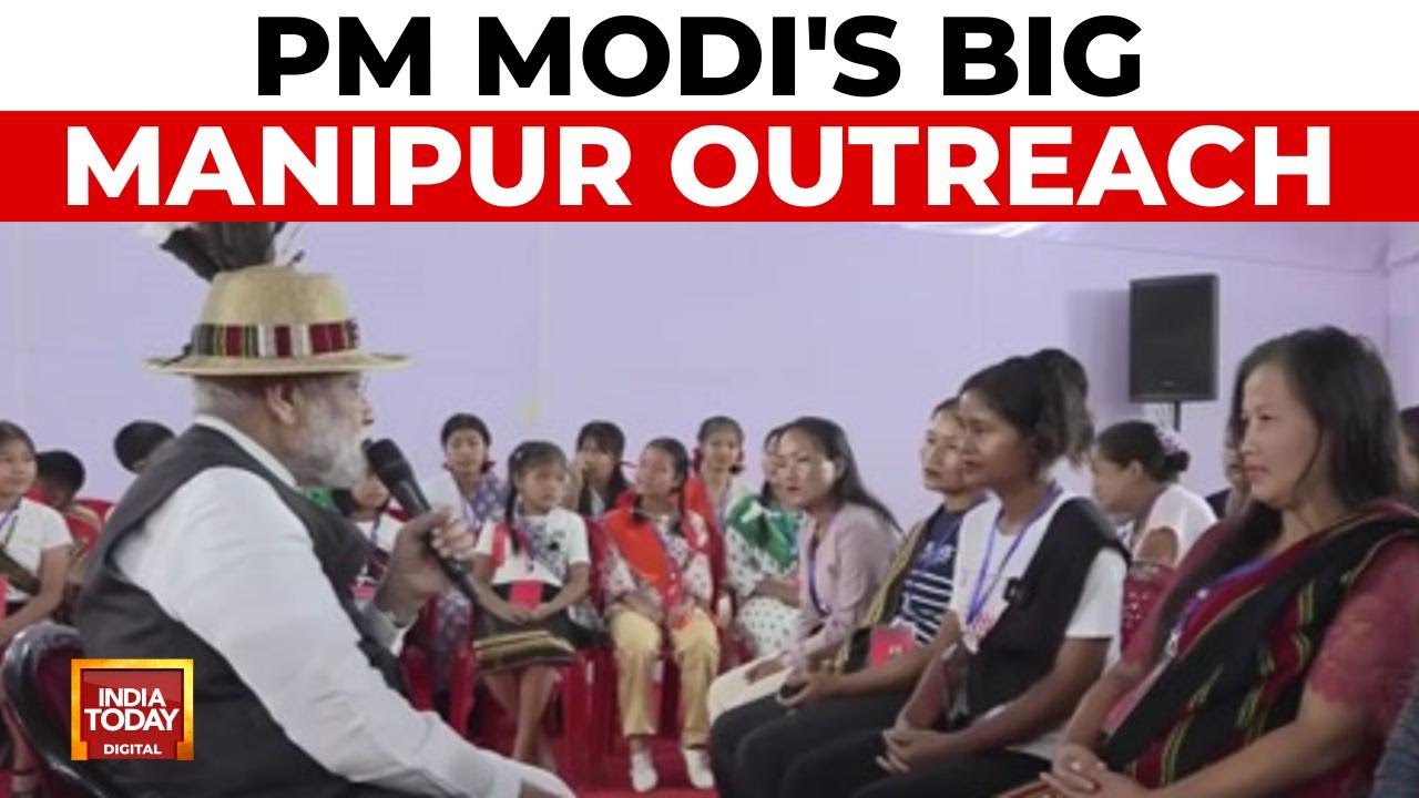 PM Modi's Manipur Message: A 2-Hour Road Trip to Violence-Hit Churachandpur | India Today News