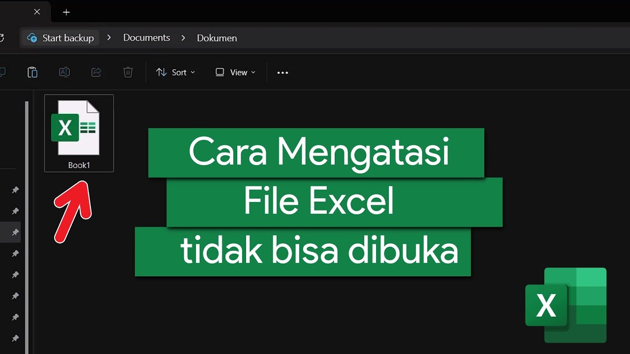 Cara Mengatasi File Excel yang tidak bisa dibuka