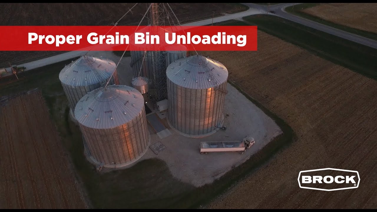Proper Grain Bin Unloading