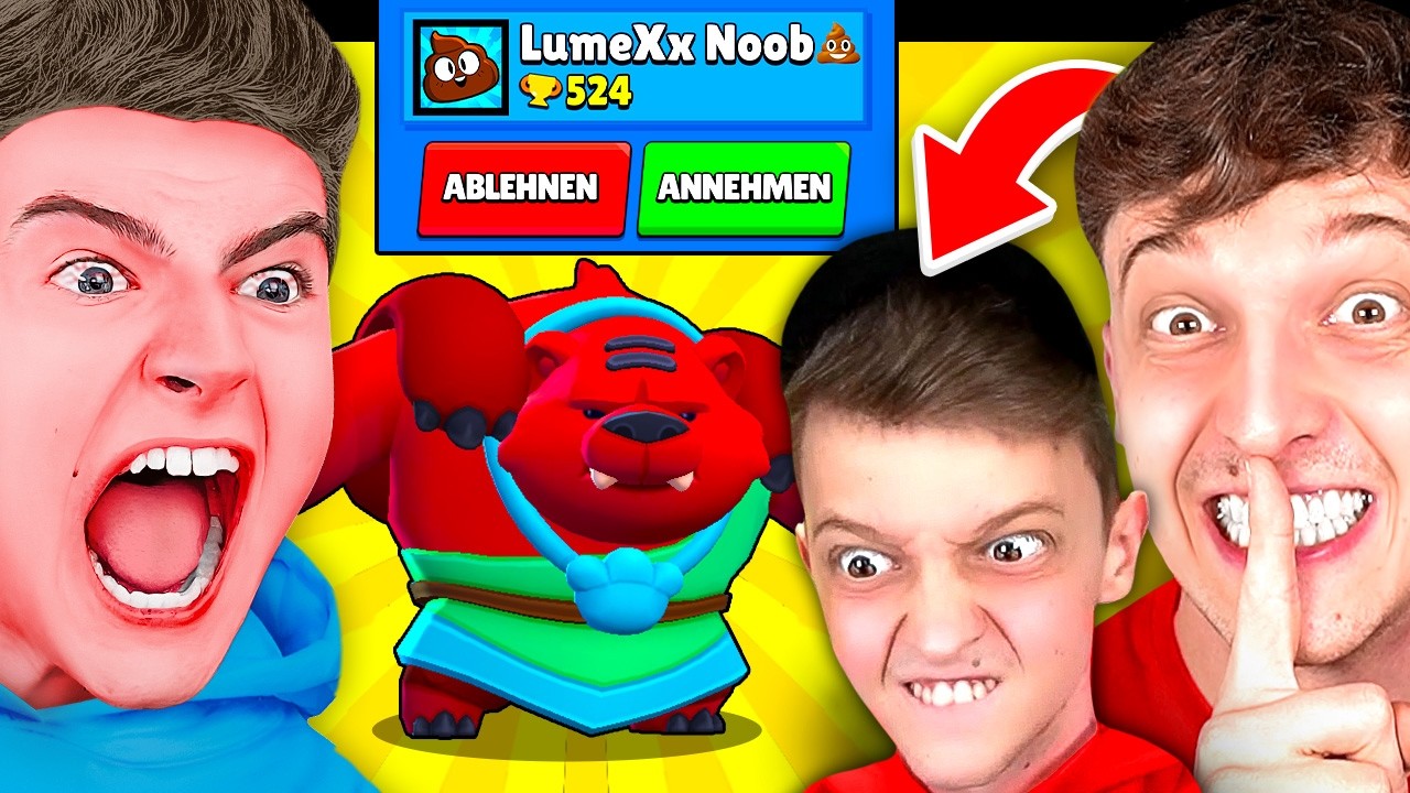 Ich PRANKE YOUTUBER als KLEINER JUNGE in BRAWL STARS, bis er AUSRASTET! 🤣