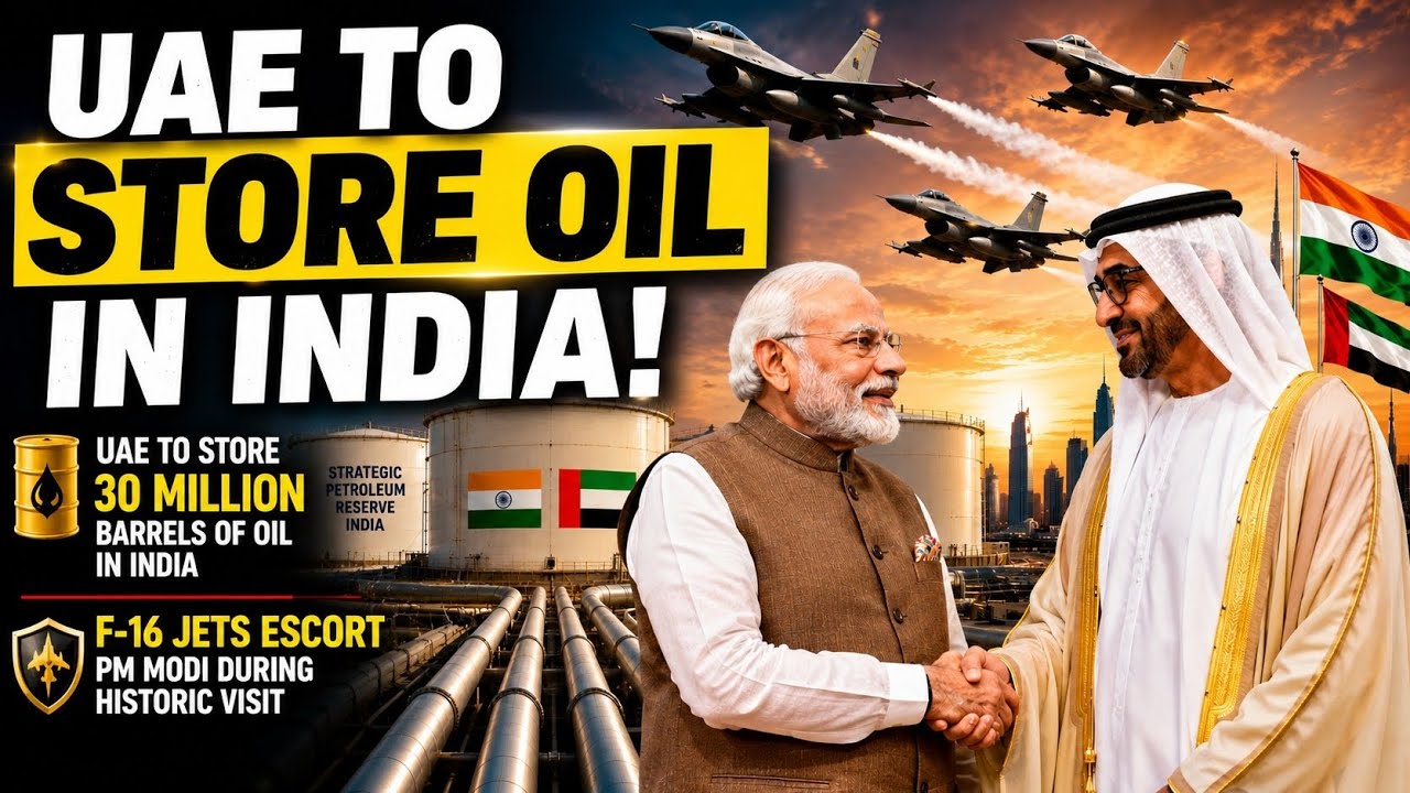 F-16 Escort, Massive Oil Deal & Defense Pact: UAE Goes ALL IN With India!