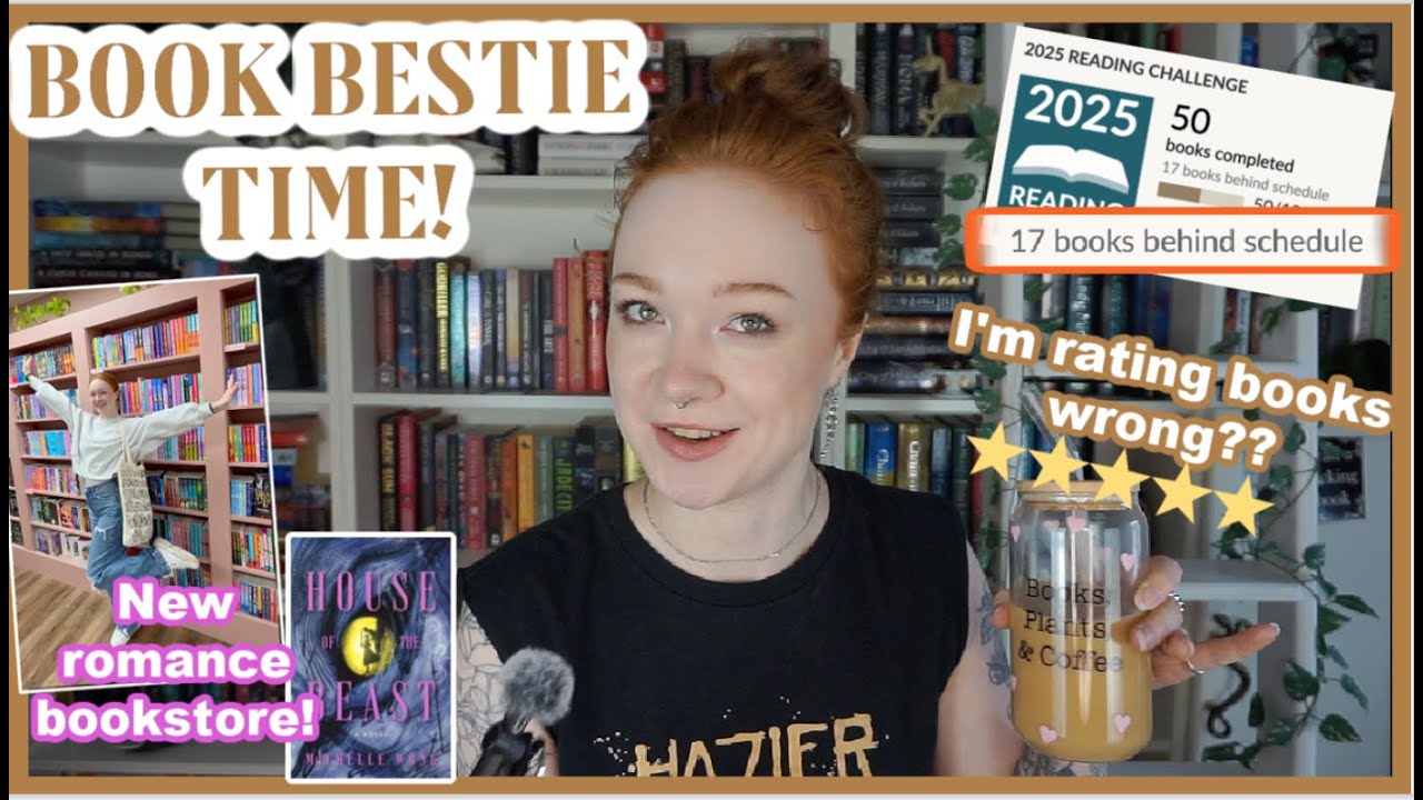 Rating books wrong, behind on my Goodreads goal, and lady knights | Book Bestie Time