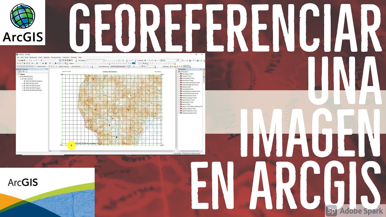 GEOREFERENCIAR EN ARCGIS