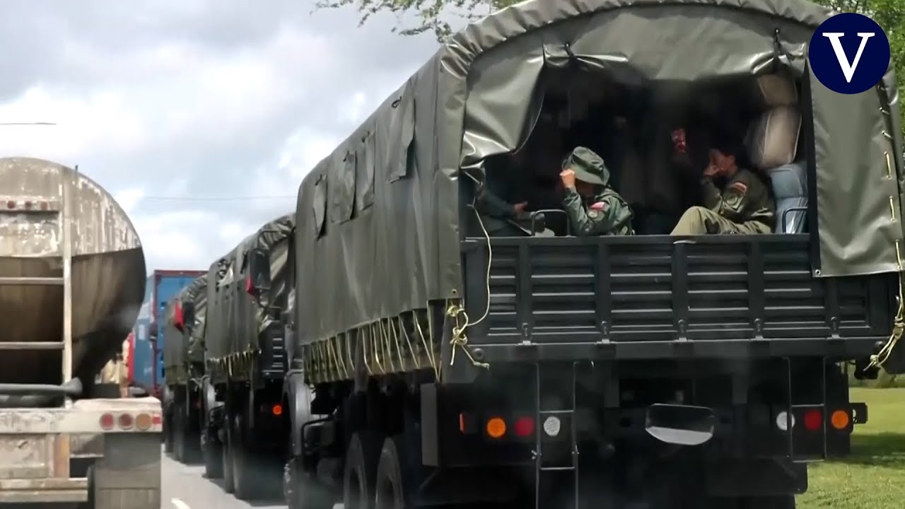 Venezuela moviliza convoyes militares mientras aumentan las tensiones con EE.UU.