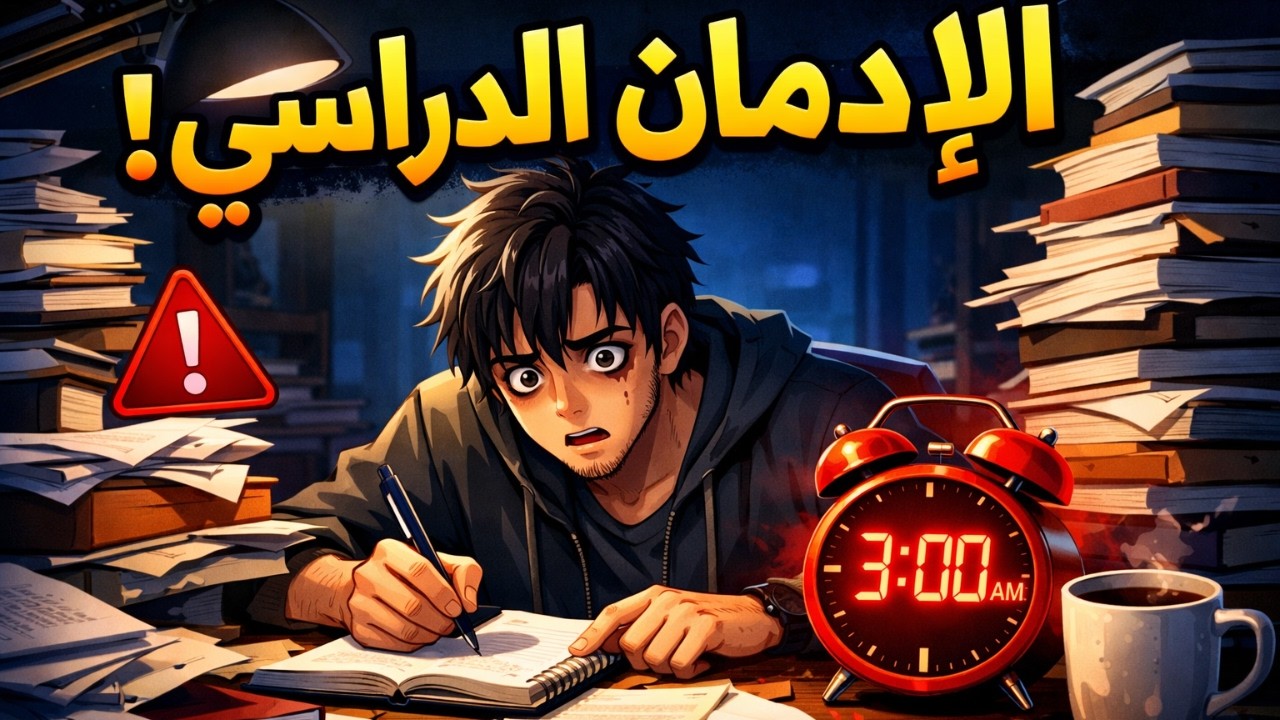 إذا كنت تدرس كثيرًا… شاهد هذا قبل فوات الأوان