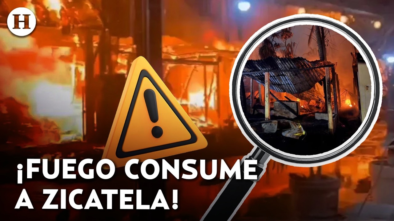 ¡Puerto Escondido queda en cenizas! Fuerte incendio consume 70 negocios en Punta Zicatela ¿Qué pasó?