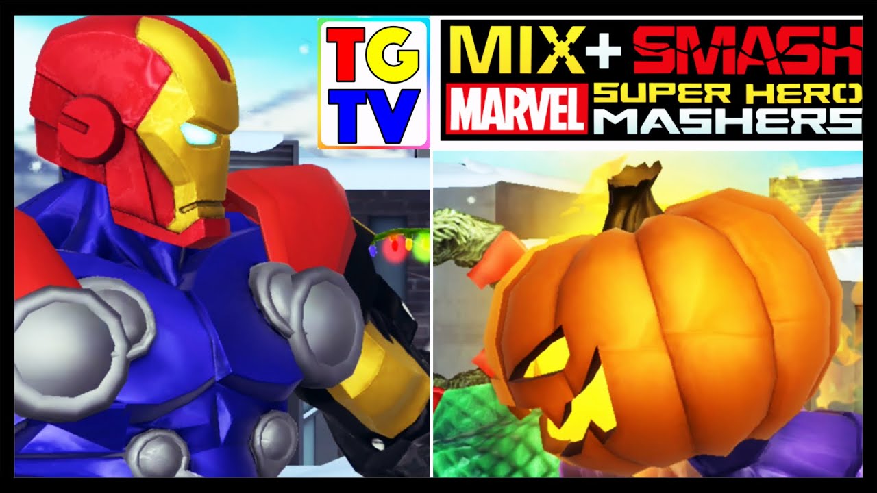 Marvel Super Hero Mashers Iron Man Hulk Loki Stage 4-6 (Battles Edited) | Mix + Smash