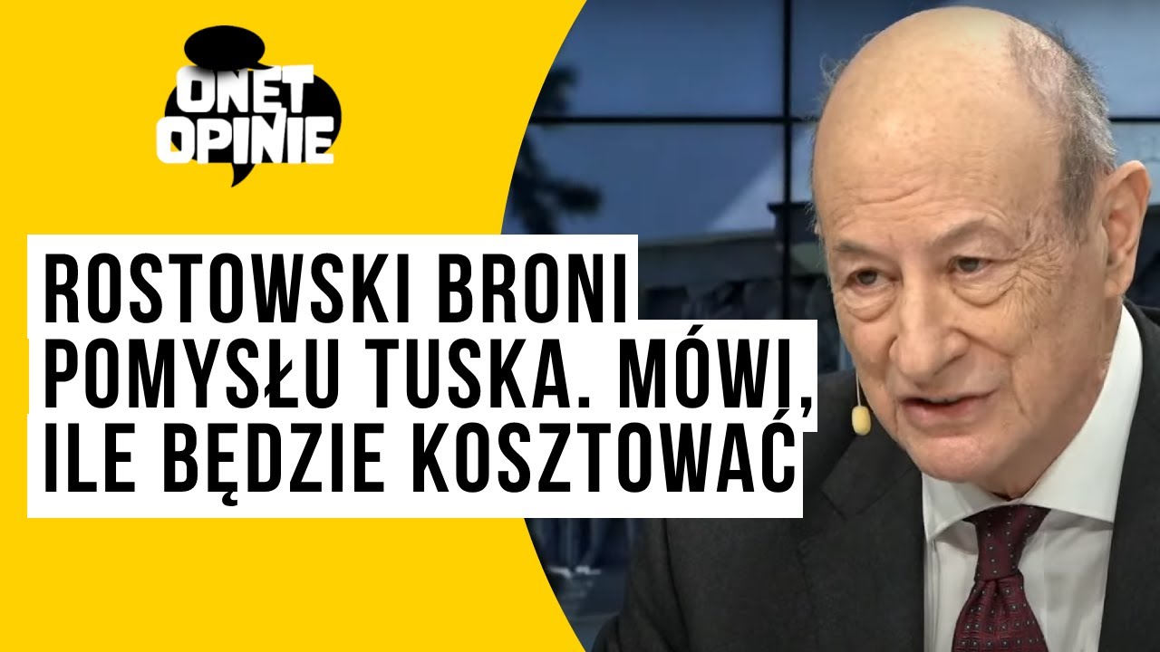Rostowski broni pomysłu Tuska. Mówi, ile będzie kosztować