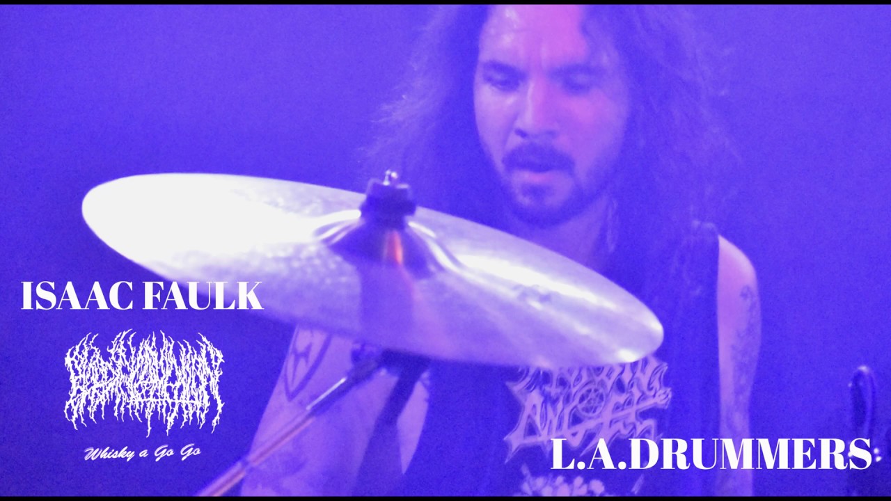 Blood Incantation - ISAAC FAULK Drum Cam- live at Whisky a Go Go 10/9/2019