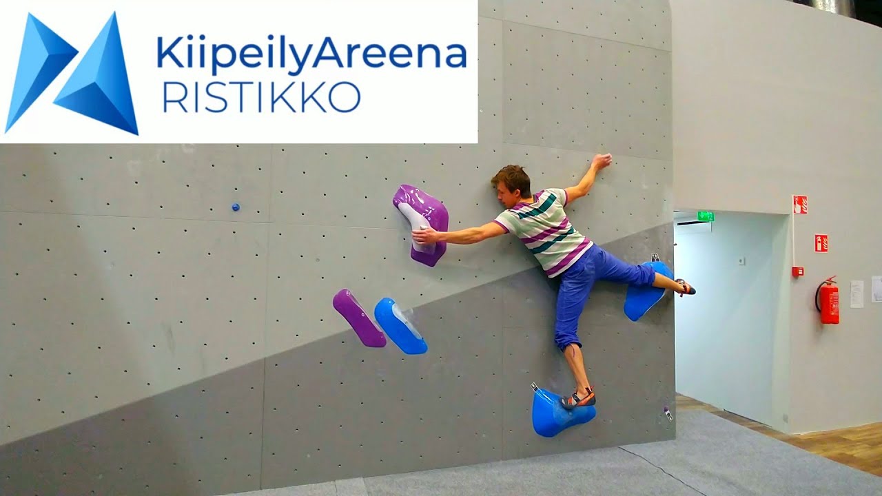 #54: Boulderoimassa KiipeilyAreenan uudessa hallissa Ristikossa