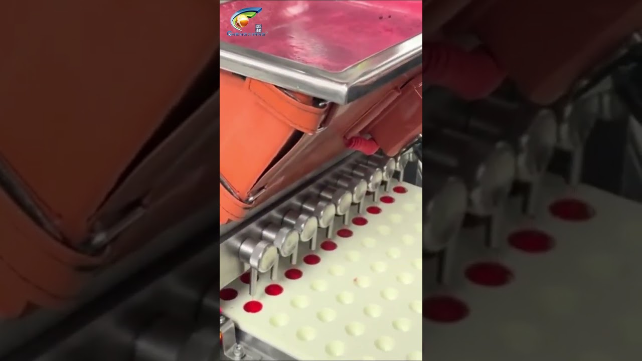 CBD gummy/bear/candy forming machine.Candy casting machine #cbdcandy #gummybears #gummyjelly