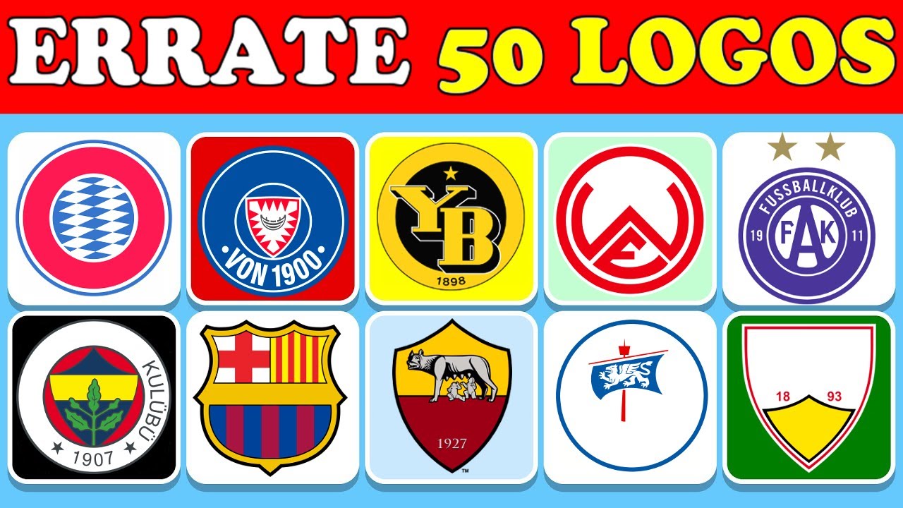 Kannst du 50 Fußball Vereine am Wappen erraten? | Fußball Logo Quiz