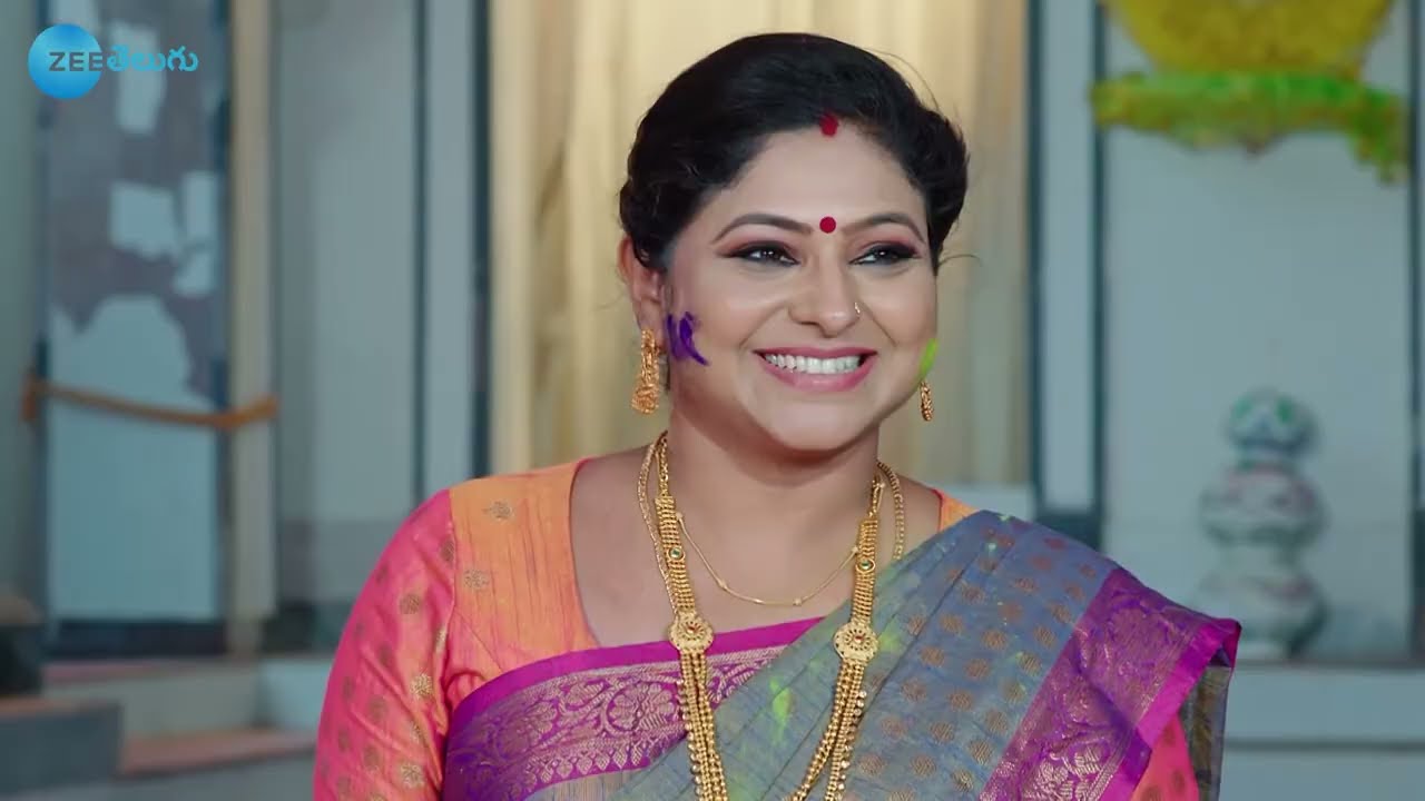 Holi ఉత్సవం, Anantham Anand ని సందర్శిస్తాడు. | Krishna Tulasi | Full Ep. 342 | ZEE Telugu