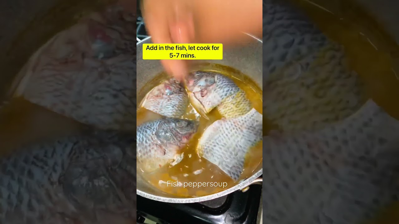 Nigerian Fish Peppersoup! #shorts