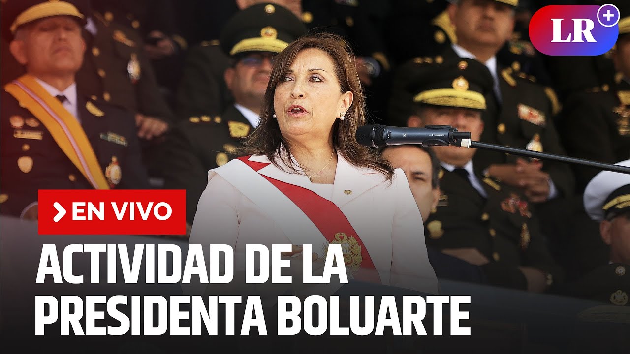 Presidenta Boluarte participa en homenaje a policías abatidos en el VRAEM | EN VIVO | #EnDirectoLR
