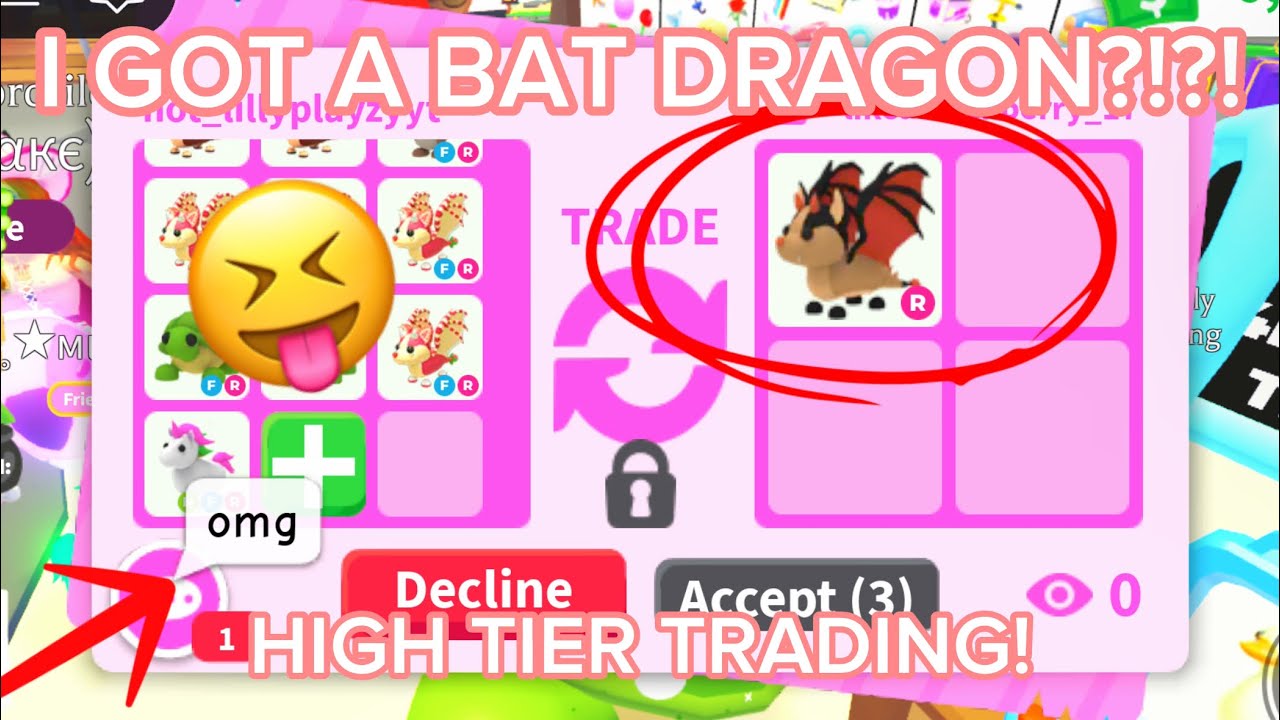 ✨GETTING A BAT DRAGON?!✨ HIGH TIER Adopt Me Trading! Trading Turtle! Adopt me trading! Roblox