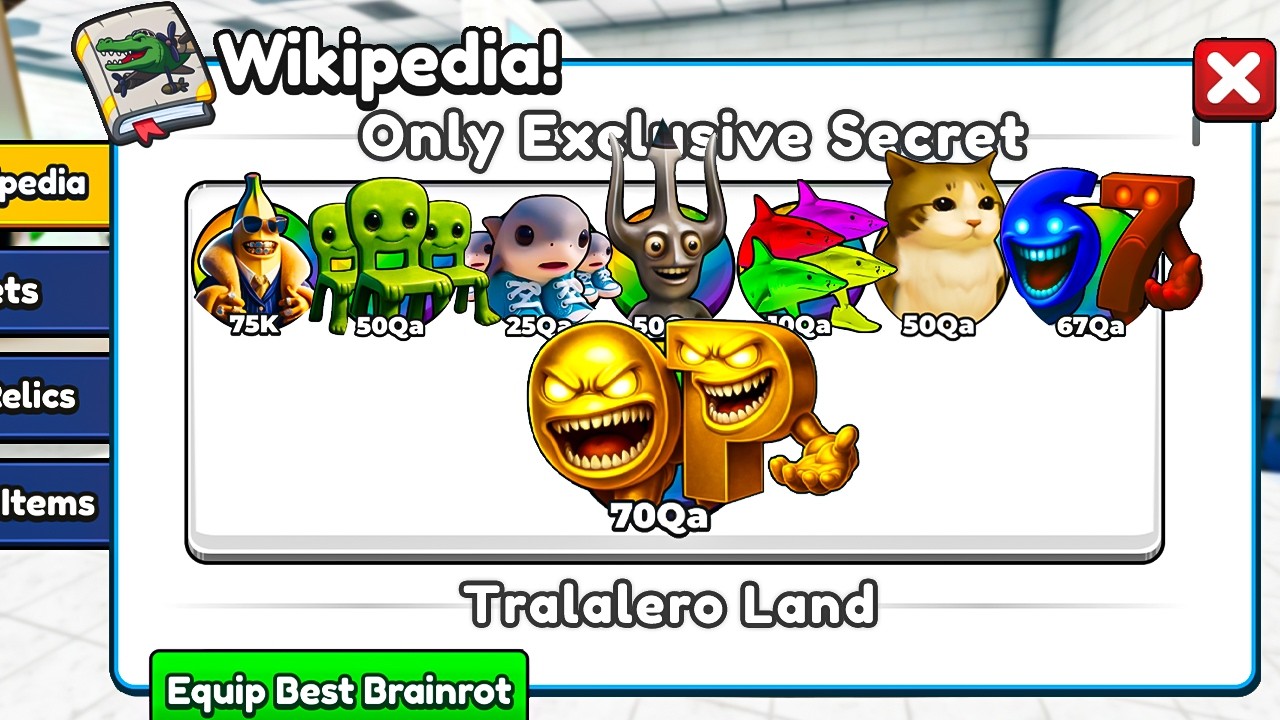 Unlocking MAX Level Tralalero Kingala In Brainrot Evolution Roblox!