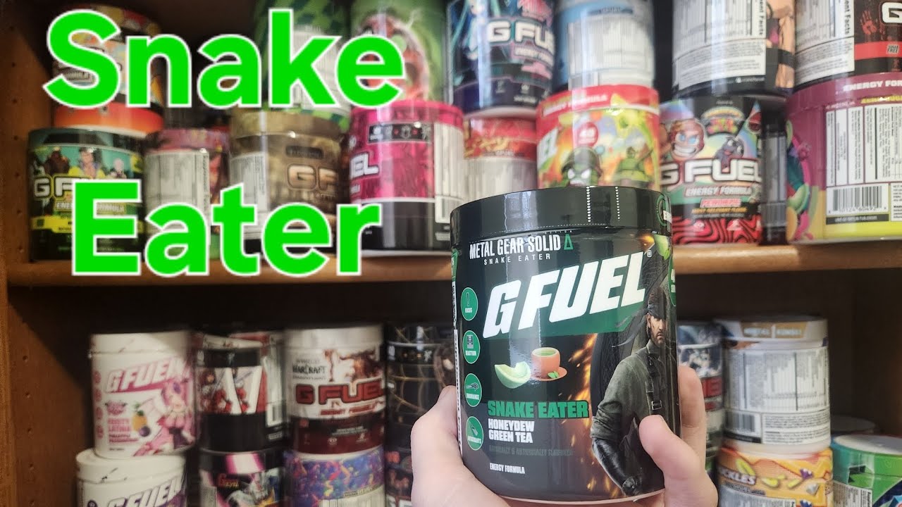 Gfuel 2.0 Snake Eater(Honeydew Green tea) Review 🍵 