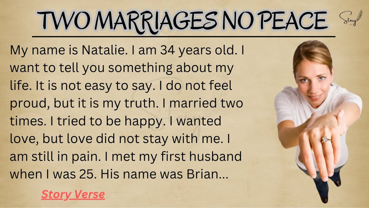 I Married Twice… But I’m Still in Pain ✅ English Story for Practice (A1–A2 Level) ✅