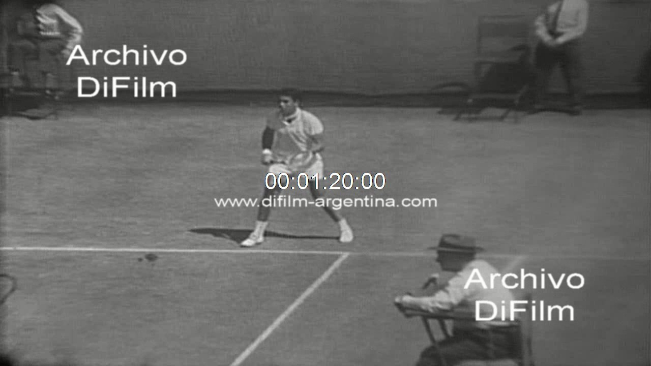 Roy Emerson derrota a Manuel Santana - Copa Davis 1967