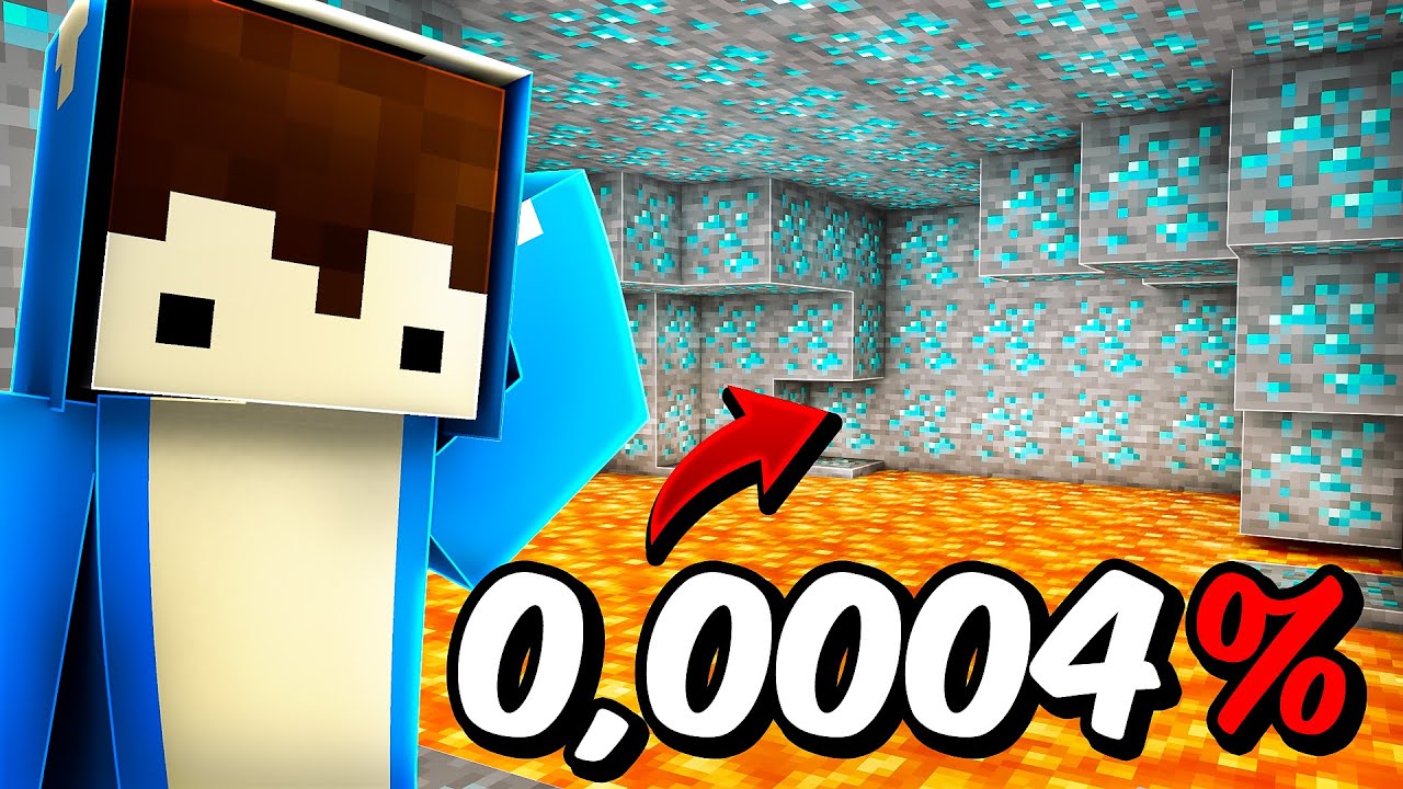 Ich TESTE *seltene* Minecraft Seeds mit 0,000025% CHANCE