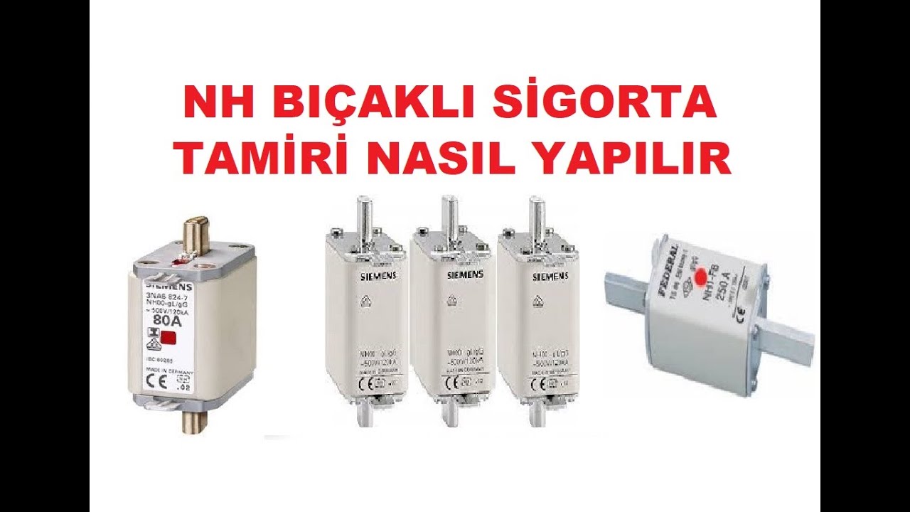 NH Bıçaklı Sigortalarda atmış sigorta tamiri nasıl yapılır ,