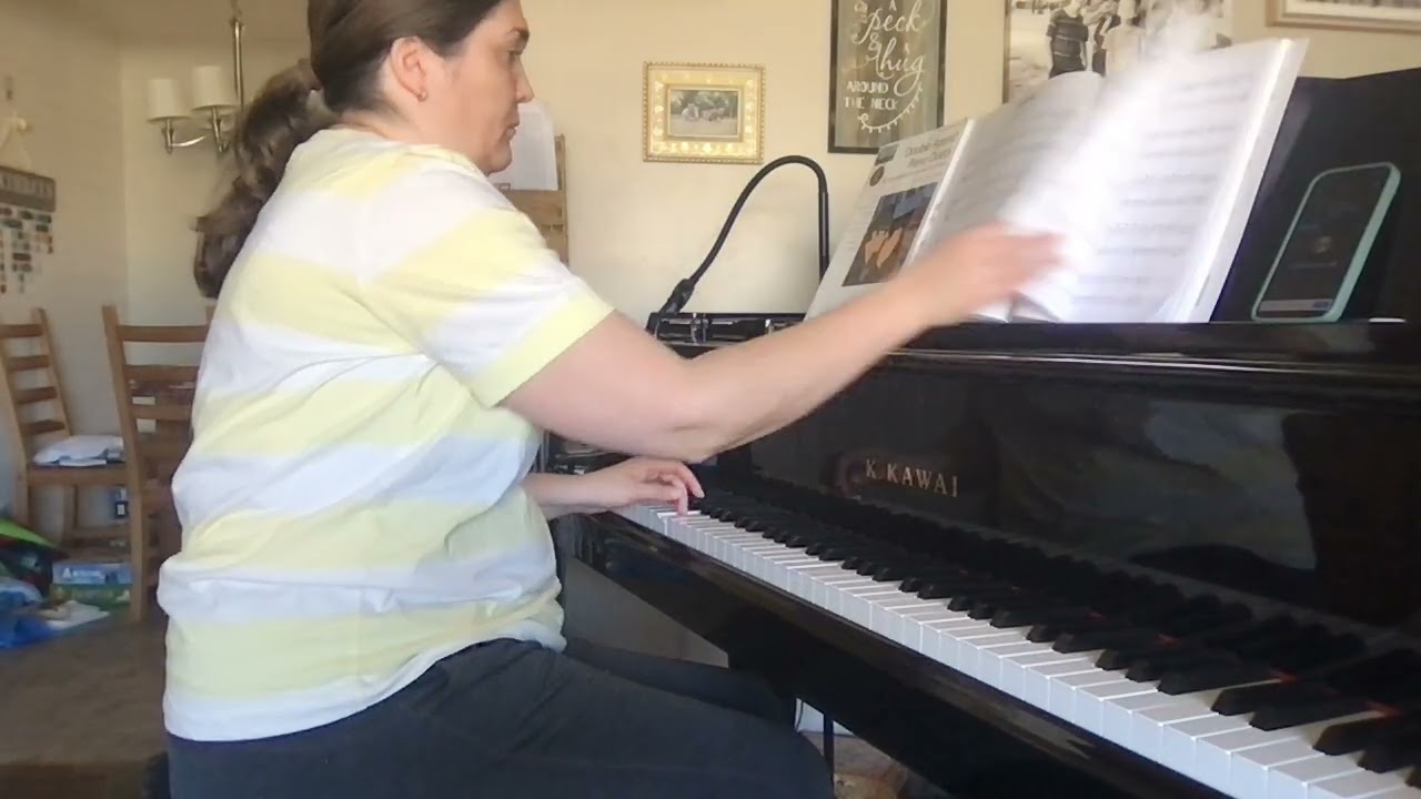 Clocks Piano Duet Secondo part