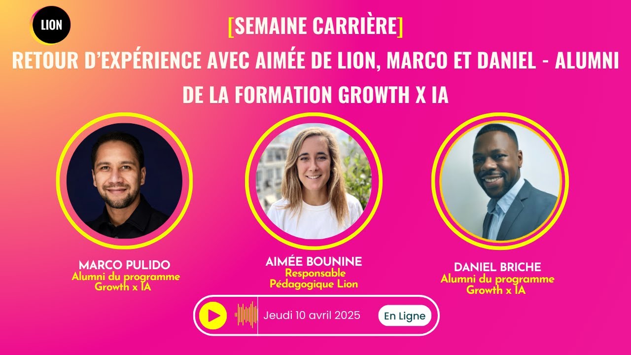 Retour d’expérience avec Marco Pulido et Daniel Briche